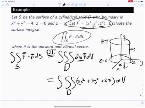 Multivariable Calculus: Divergence Theorem - Examples (16.9) - YouTube