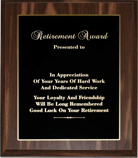 Employee Of The Month Plaque Template