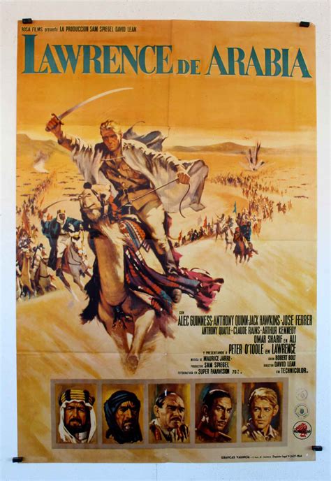 "LAWRENCE DE ARABIA" MOVIE POSTER - "LAWRENCE OF ARABIA" MOVIE POSTER