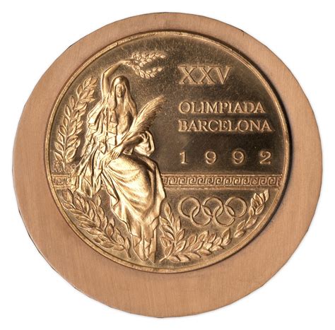 Lot Detail - Bronze Medal From the 1992 Summer Olympics, Held in ...