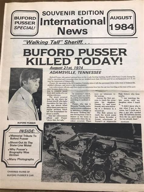 Buford Pusser And His Cold Blooded Revenge Of His Wife - Family and Pets