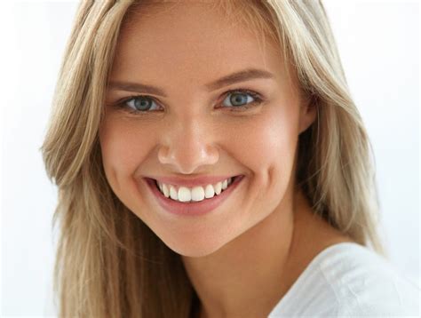 Beauty Woman Portrait. Girl With Beautiful Face Smiling | Love Your Smile