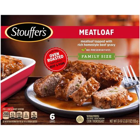 Stouffer's STOUFFER’S Family Size Meatloaf (33 oz) - Instacart