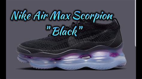 Nike Air Max Scorpion "Black" - Detailed Look + Price and Date Release ...