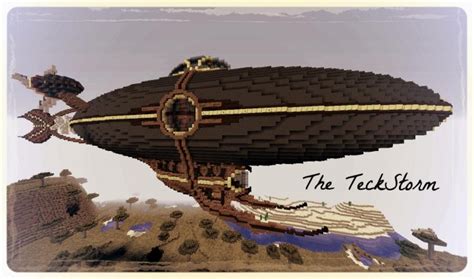 The TeckStorm - Steampunk Airship Minecraft Project