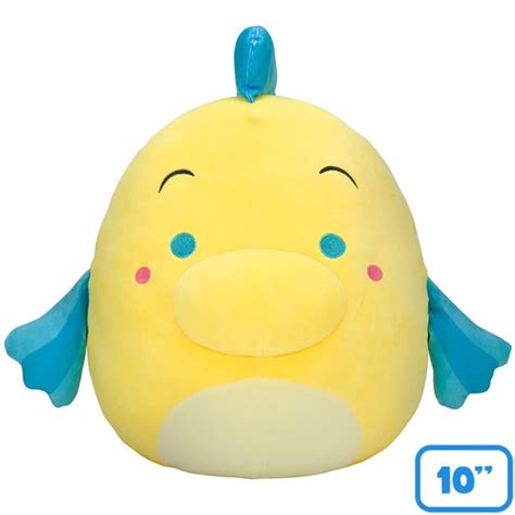 Disney - The Little Mermaid - Flounder Squishmallow 10" Plush - Toys ...