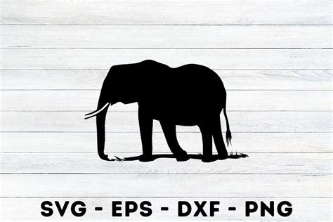 Elephant Silhouette Svg Graphic by MagaArt · Creative Fabrica