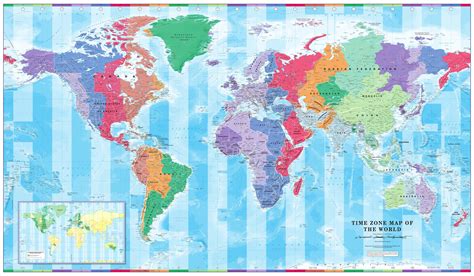 Time Zone Map Printable