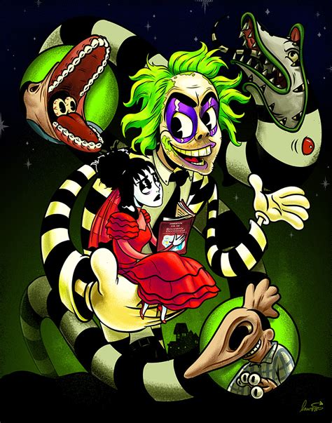 Beetlejuice Toon 11x14 Art Print on Storenvy