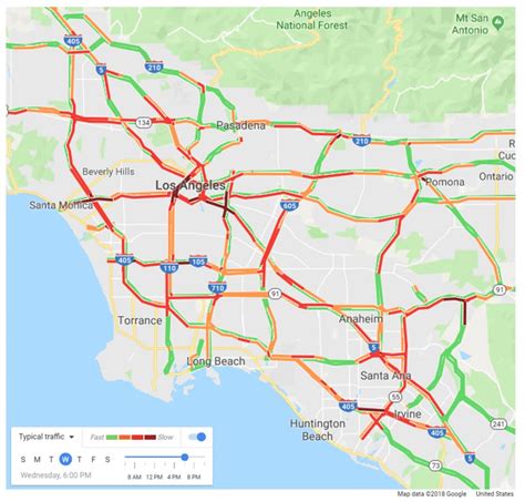 Traffic Map Los Angeles – Map Of The World