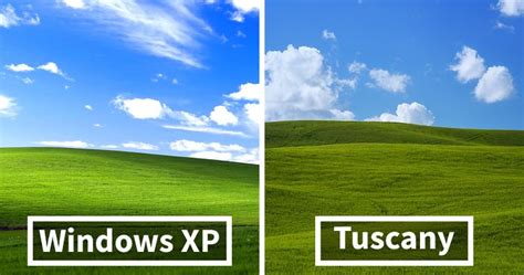 I Photographed Tuscany And It Looks Like The Classic Windows XP ...