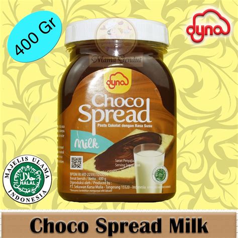 Jual Selai Roti/Selai Coklat/Coklat Oles/Dyna Choco Spread Milk/Selai ...