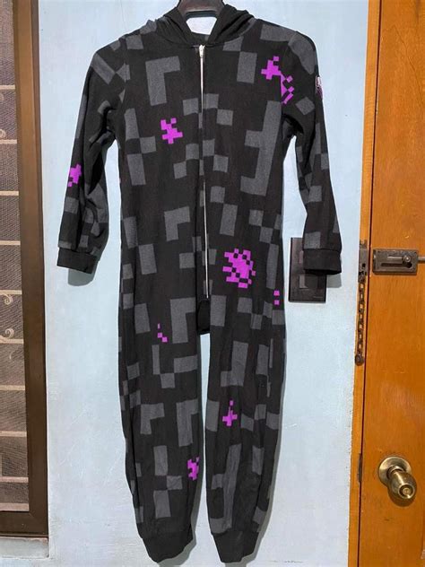 Minecraft Enderman Costume, Babies & Kids, Babies & Kids Fashion on ...