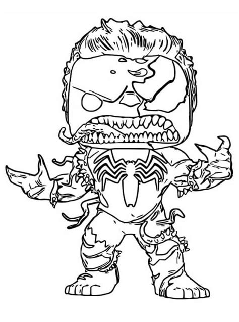 Coloring Pages Funko POP. Print Popular Character Figures