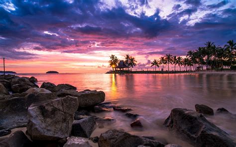 Wallpaper : 3360x2100 px, beach, clouds, landscape, Malaysia, nature ...