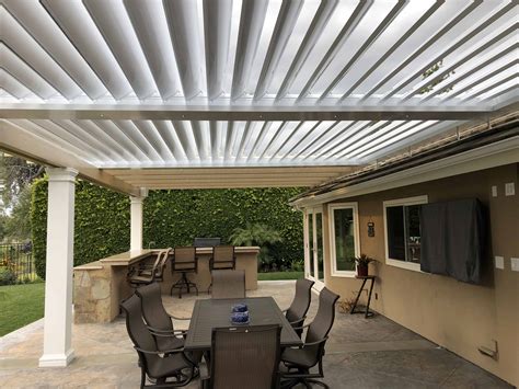 Equinox louvered & Maxxwood combination patio cover designs - Alumawood ...