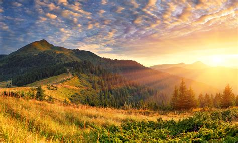 Mountain Scenery Morning Sun Rays 4k Wallpaper,HD Nature Wallpapers,4k ...