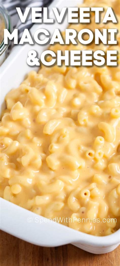 This Velveeta mac and cheese is an easy homemade recipe. Macaroni is ...