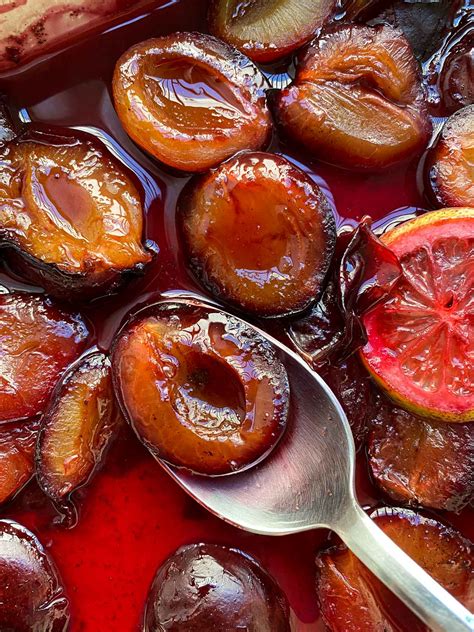 Oven-Roasted Plums