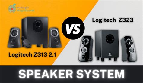 Logitech Z323 vs. Logitech Z313 2.1 Multimedia Speaker System: A ...