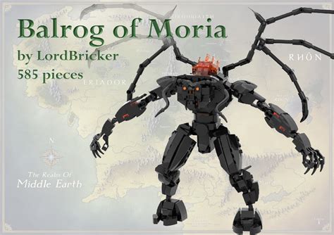 LEGO MOC Balrog of Moria by LordBricker | Rebrickable - Build with LEGO