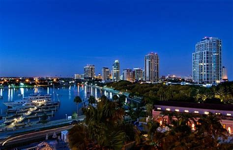 The St. Petersburg skyline. | St petersburg florida, Petersburg florida ...