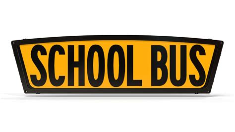 Illuminated School Bus Sign | First Light Safety Products