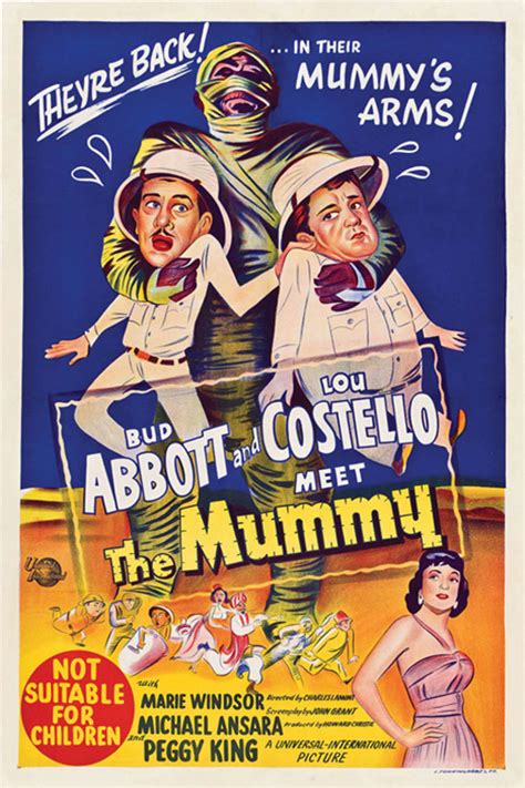 Z- Abbott and Costello Meet The Mummy - Athena Posters