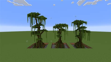 Some custom Jungle trees I’m working on for a new map. : r/Minecraftbuilds