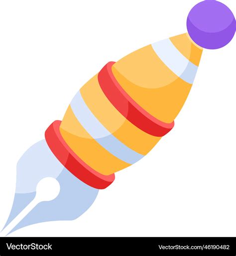 Fountain pen Royalty Free Vector Image - VectorStock