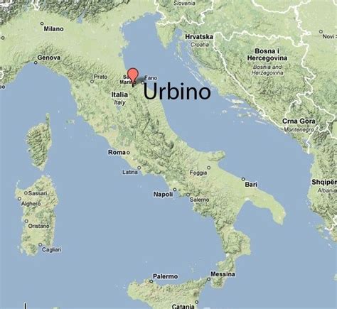 urbino italy map - Αναζήτηση Google | Italy map, Italy, Places to see