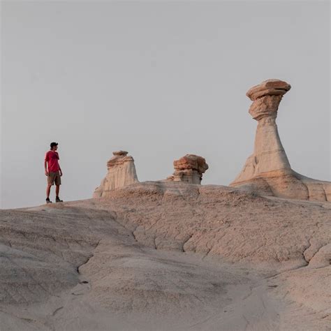 Man at Bisti Wilderness · Free Stock Photo