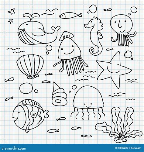 Notebook Paper Doodles Stock Photography - Image: 27880222