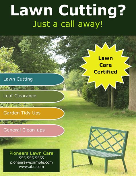 30 Free Lawn Care Flyer Templates [Lawn Mower Flyers] ᐅ TemplateLab