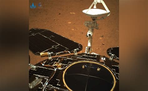 Chinese Mars Rover Beams Back First Photos After Landing