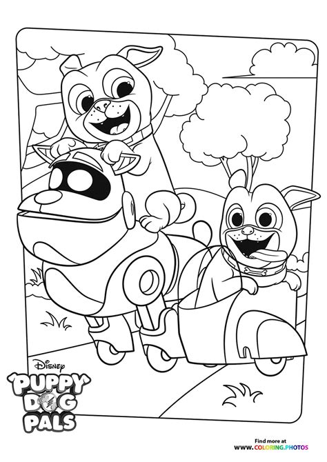 Puppy Dog Pals - Coloring Pages for kids | Free and easy print & download