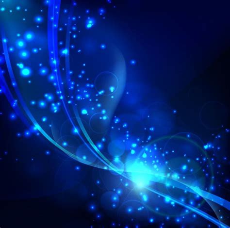 Abstract Blue Light Background Vector Graphic