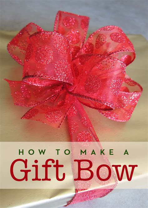 How to Make a Gift Bow - Adventures of a Sick Chick