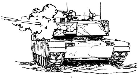 Army Tank Coloring Page - Coloring Pages For Kids And For Adults ...