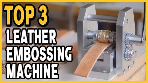 Top 3 Best Leather Embossing Machine For Stamping In 2021 - YouTube