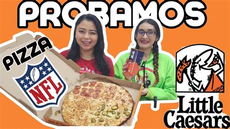 PROBAMOS LA NUEVA PIZZA NFL DE LITTLE CAESARS - YouTube