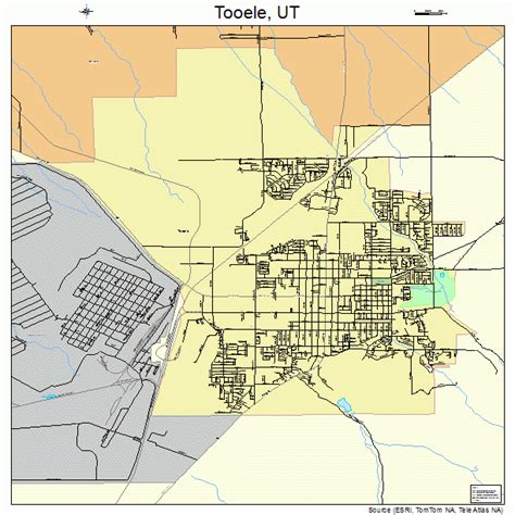 Tooele Utah Street Map 4976680