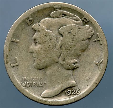 1926 S Mercury Dime Good