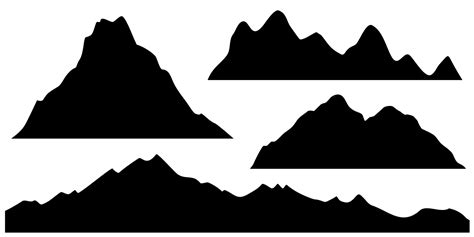 Mountain Silhouette Vector Art, Icons, and Graphics for Free Download