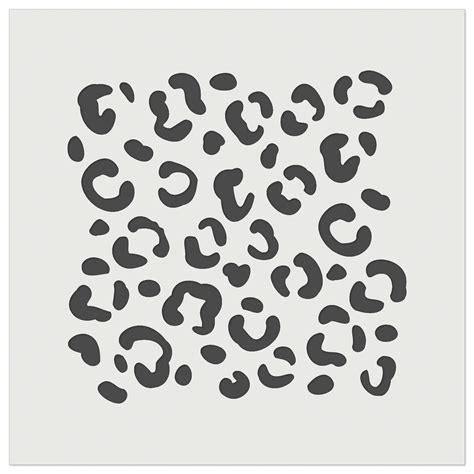 Leopard Print Spots DIY Cookie Wall Craft Stencil - 11.5 Inch - Walmart.com