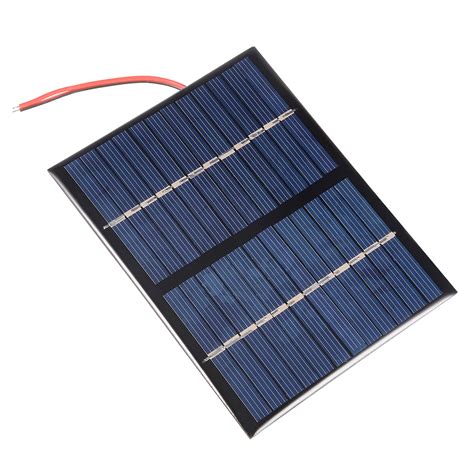 1.5W 12V Small Solar Panel Module DIY Polysilicon with 150mm Wire ...