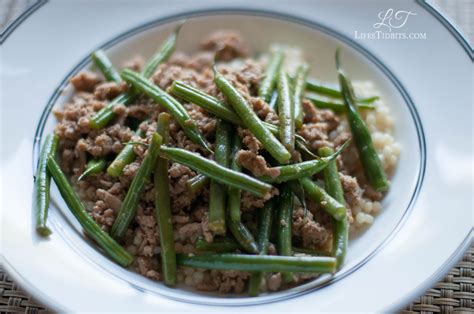 {Recipe} Szechuan Green Beans with Ground Turkey - Life's Tidbits