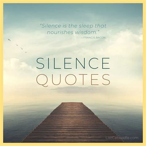 101+ Silence Quotes (to Inspire Inner Peace & Tranquility)