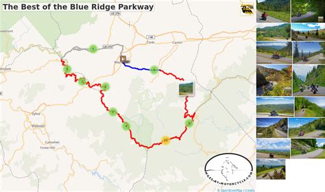 Blue Ridge Parkway Motorcycle Map | Reviewmotors.co