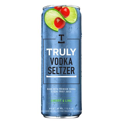 TRULY Vodka Hard Seltzer Cherry & Lime (12 fl oz) Delivery or Pickup ...